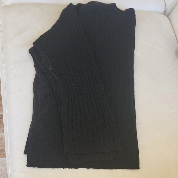 Madewell Charcoal Ribbed Sweater 22% Merino Wool 5% Alpaca - Picture 11 of 11